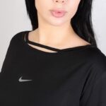 تیشرت نایک یقه دو لبه چاکدار