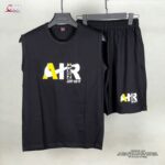ست ورزشی مردانه رکابی شلوارک AIRNIKE نخی اعلا