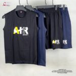 ست ورزشی مردانه رکابی شلوارک AIRNIKE نخی اعلا