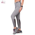 لگ ورزشی زنانه کمرکش نایک پرو پشت توری Nike Pro leggings